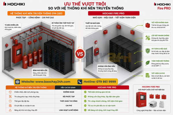 Th&ocirc;ng Số Kỹ Thuật & Cấu Tạo Chi Tiết Của Thiết Bị Hochiki Fire PRO